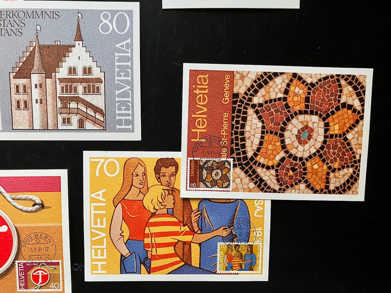 Tutti i francobolli: Maximumkarten 1981 - 13 Stück – Usato da Nesslau venduto da zueri6 4