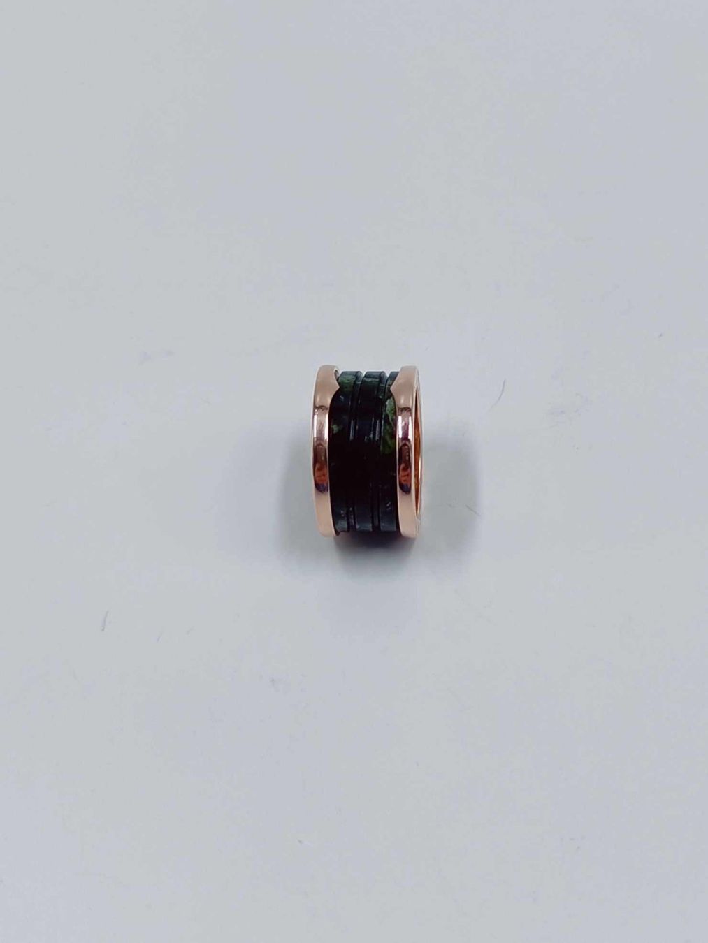 Bulgari Anelli: BVLGARI "B ZERO" 3 BAND GRÜNER MARMOR RING – Usato da Luzern venduto da EdiGem 5