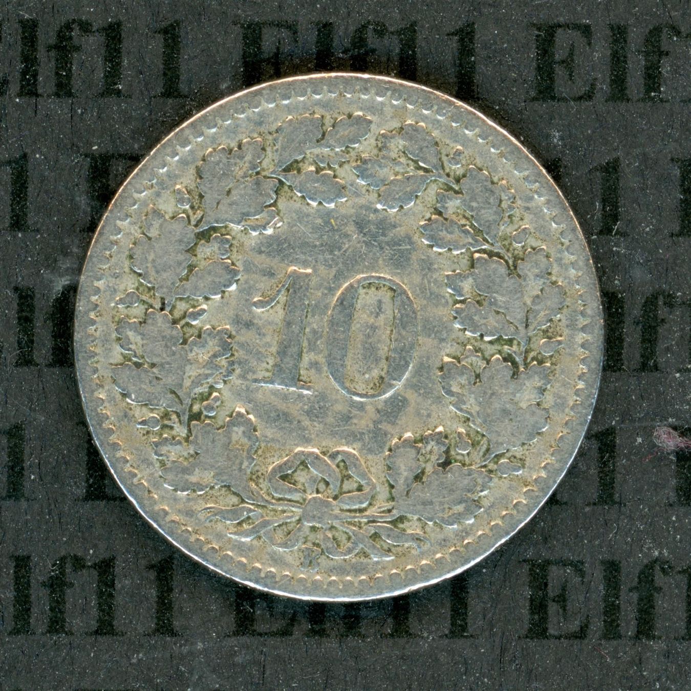 Tutti le monete: CHF___0.10 1897 s 10 Rappen – Usato da Widnau venduto da Elf11 1