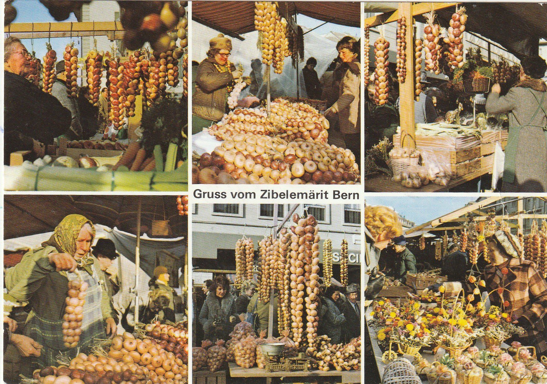 Cartoline postali: Bern Zwiebelmarkt  MBK – Usato da Lumbrein venduto da made02
