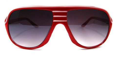 Brillen & Gläser: Nu Rave Retro Stripes Sonnenbrille rt37 red – Neu und originalverpackt aus Illnau von diy-shop 1