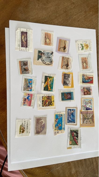 Lot 500 timbres d'Australie - Collection
