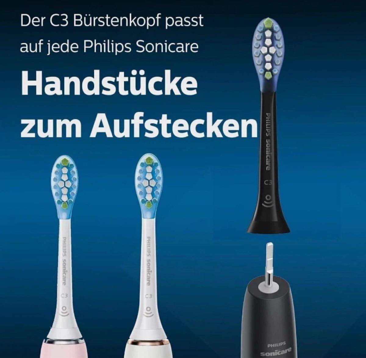 Philips Sonicare Zahnpflege: 8 Stk. Philips Sonicare C3 Zahnbürsten – Neu und originalverpackt aus Felben-Wellhausen von Formel1urs1970 2
