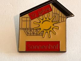 1 Pin Sonnenhof 10 Jahre