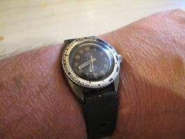 Taucheruhr Handaufzug Vintage Läuft 31mm Herren oder Damen