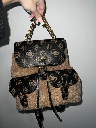 Zaino Guess in Pelliccia Sintetica Invernale