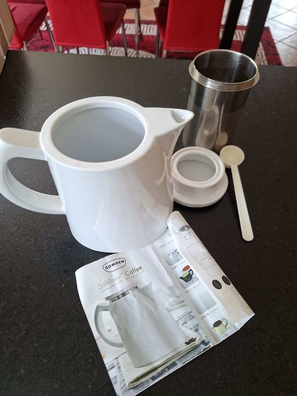 Kaffeemaschinen & Espressomaschinen: Sowden SoftBrew Coffee Kanne weiss Keramik – Neu (gemäss Beschreibung) aus Meinisberg von MartinaM1972