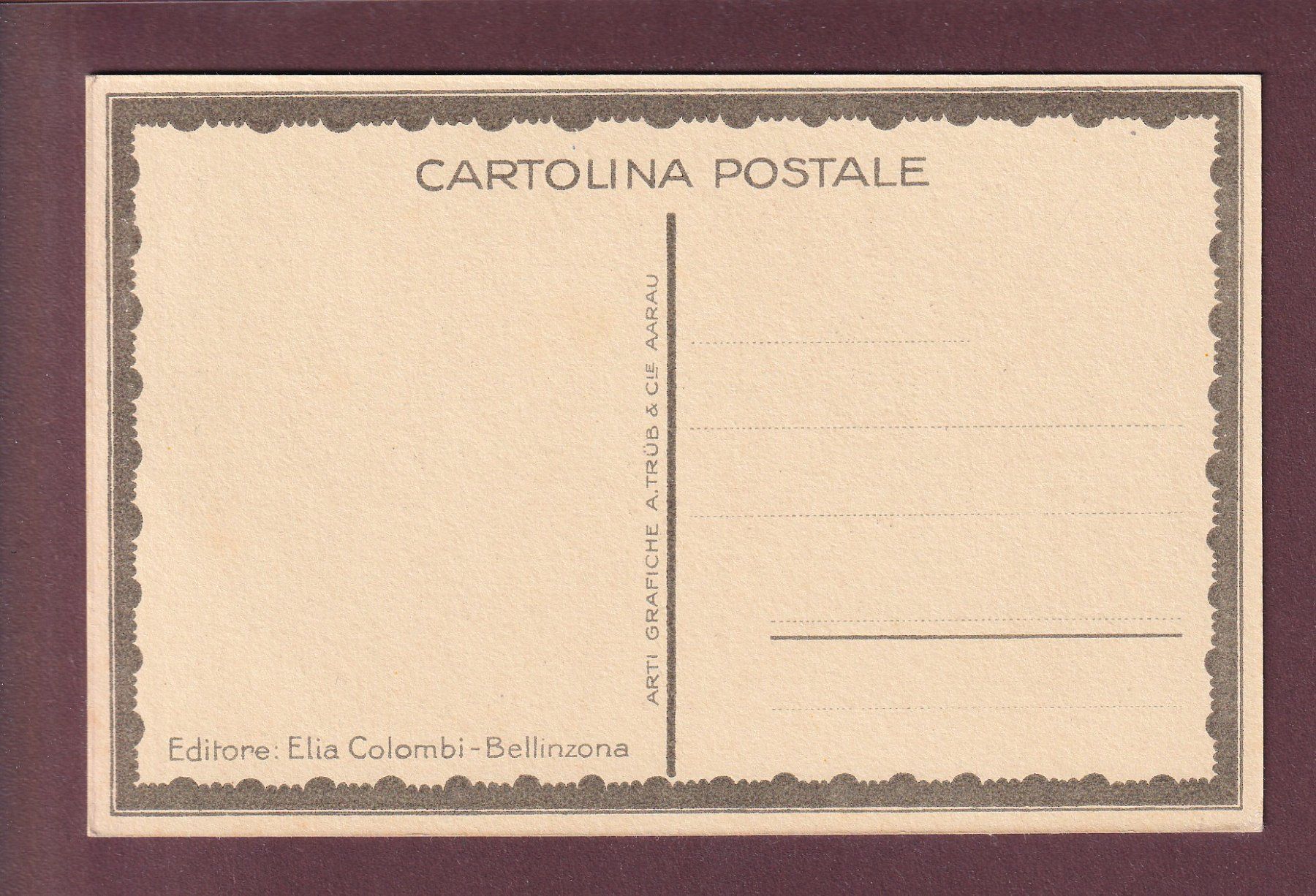 Cartoline postali: BELLINZONA antica - Piazza della Cattedrale – Usato da Pully venduto da nicecards 1