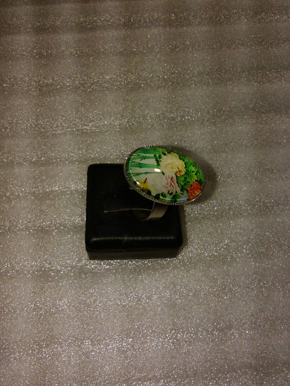 Anelli: RING EDELSTHAL,,MIT BLUMEN,,,GLANZIG – Nuovo (secondo la descrizione) da Basel venduto da bijoutrie_4 2