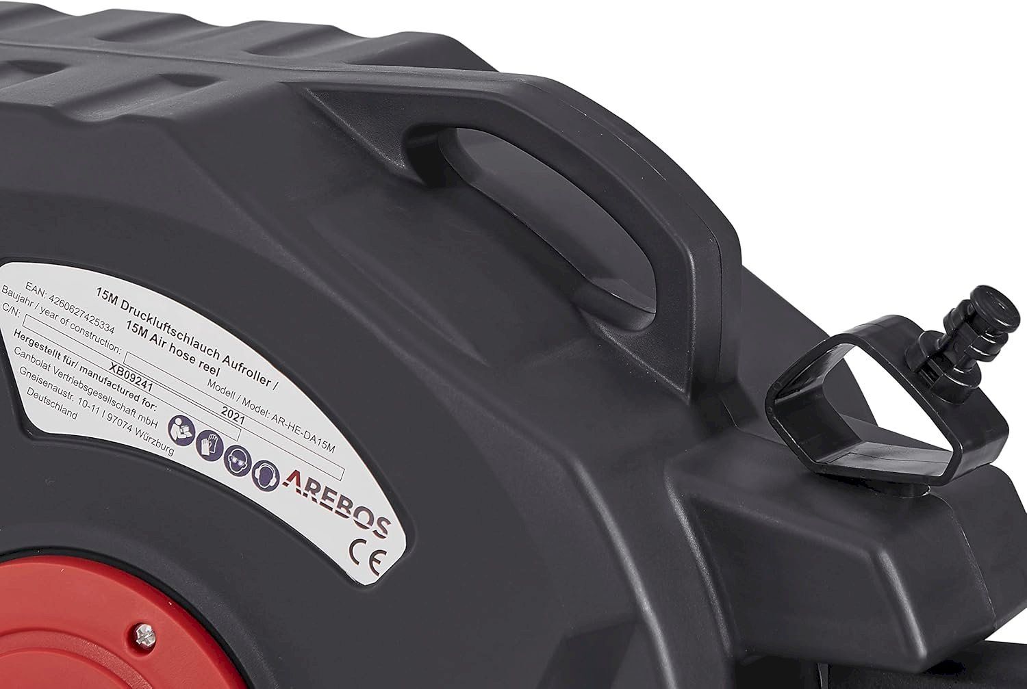 Alle Werkzeuge: AREBOS Druckluftschlauch Aufroller 20m – Neu und originalverpackt aus Bottighofen von zaap 4