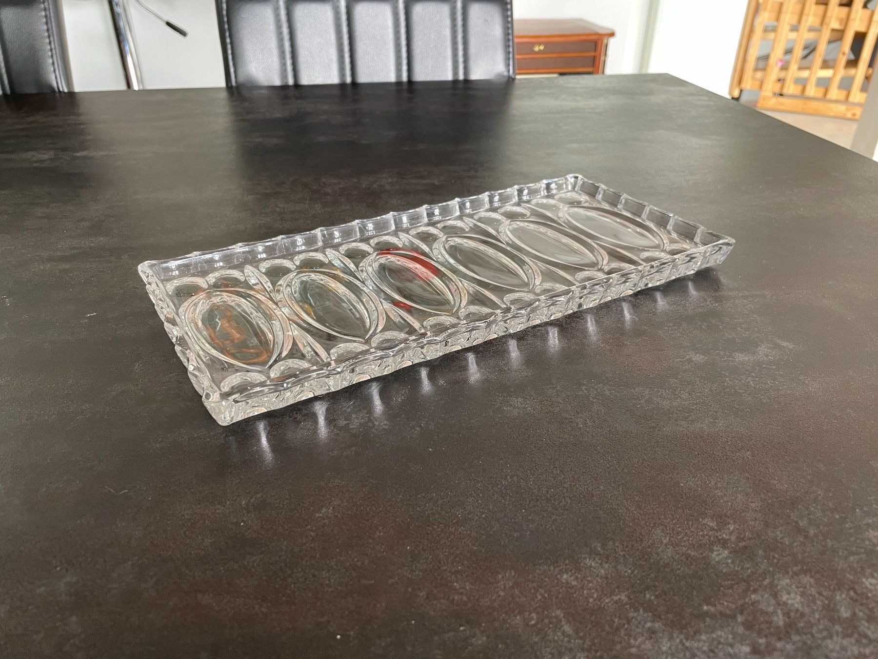 Piatti di portata: Ancien Plat en Cristal – Usato da Vallamand venduto da Bricbracbroc82