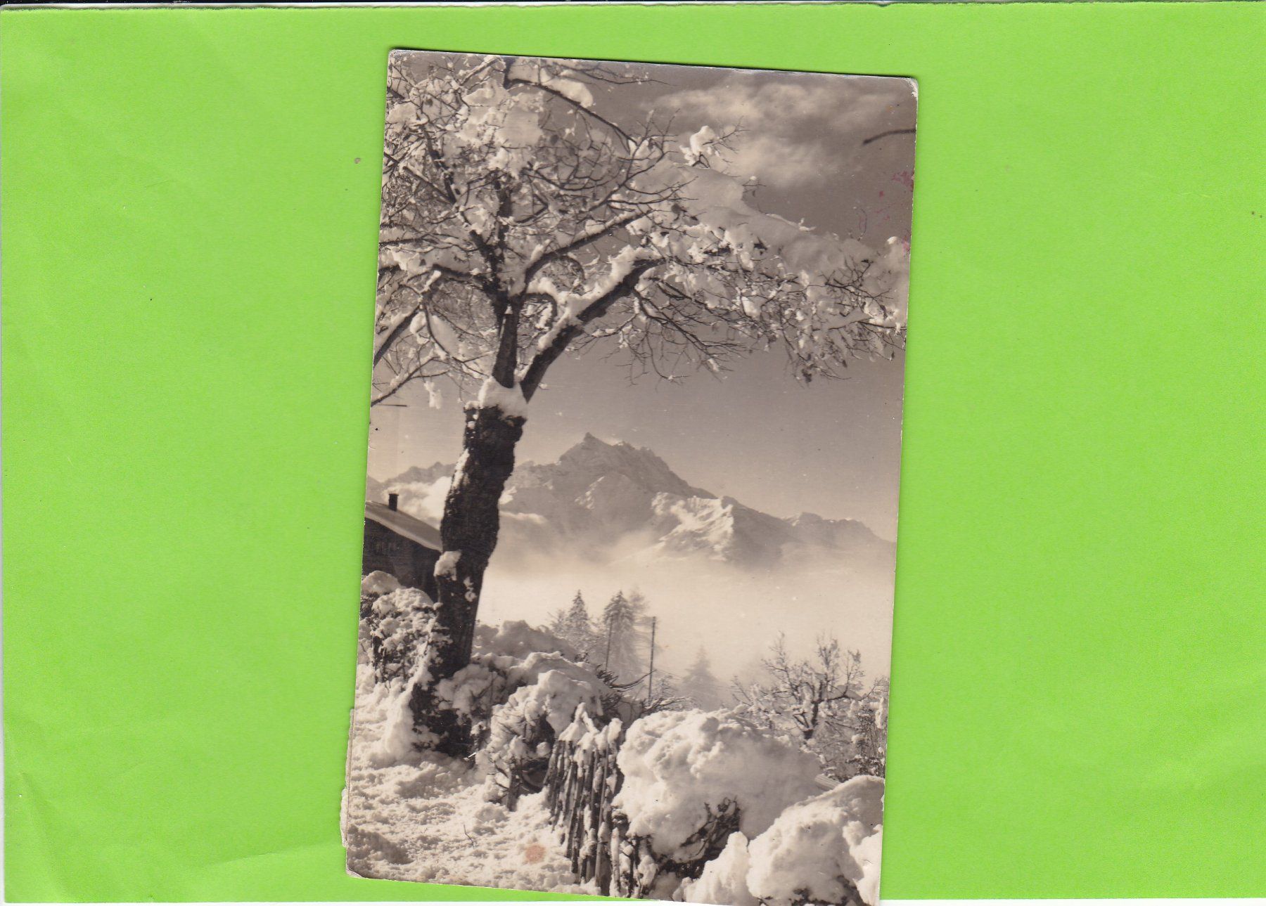 Ansichtskarten: Villars-en hiver – Gebraucht aus St. Peterzell von neckertal