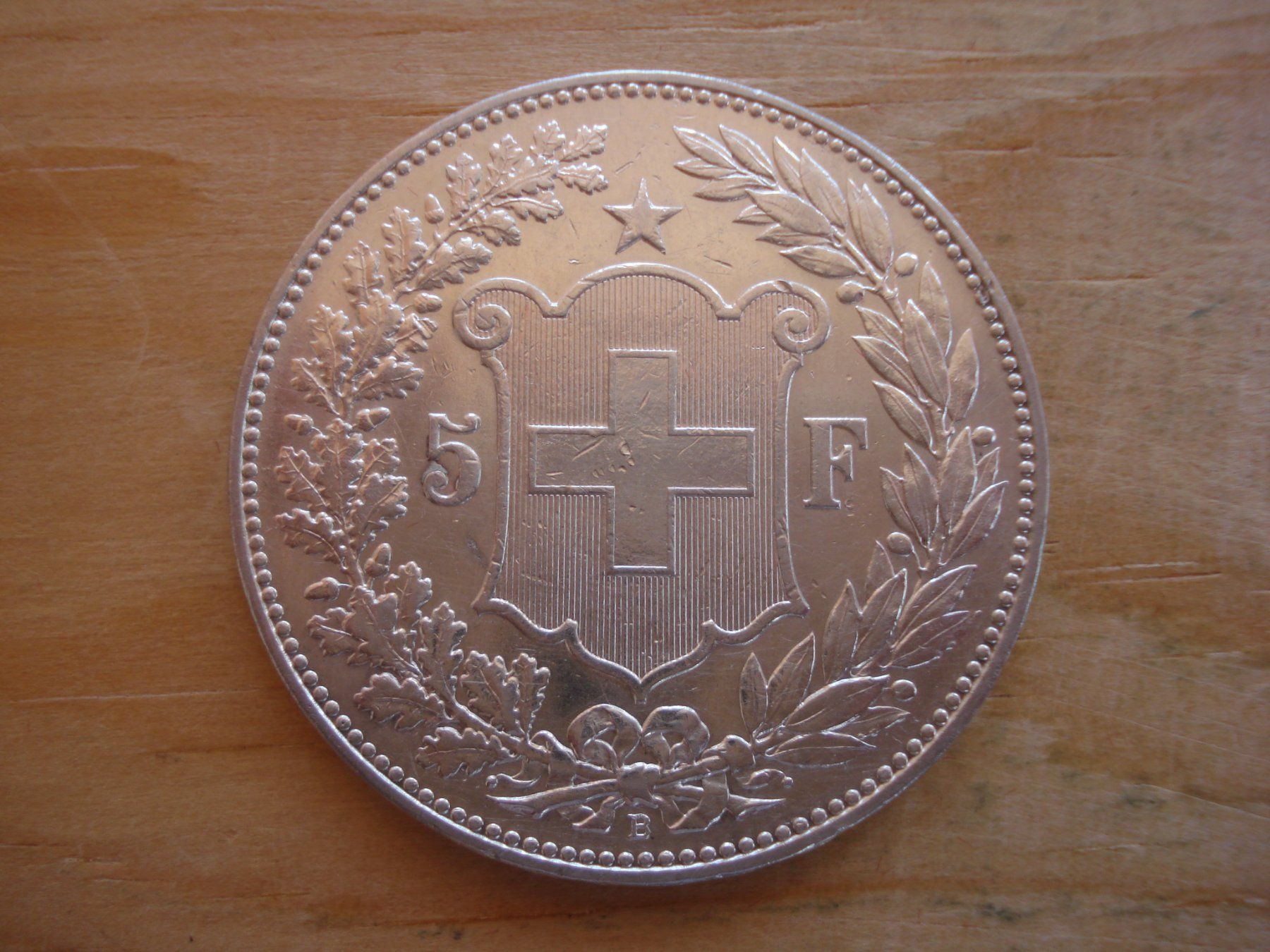 Alle Münzen: (C1) 5 Franken 1907 VZ – Gebraucht aus Erlach von Net-Coins 1