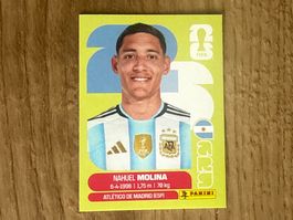 Panini FIFA WM 2026 Sticker Nahuel Molina ARG 3