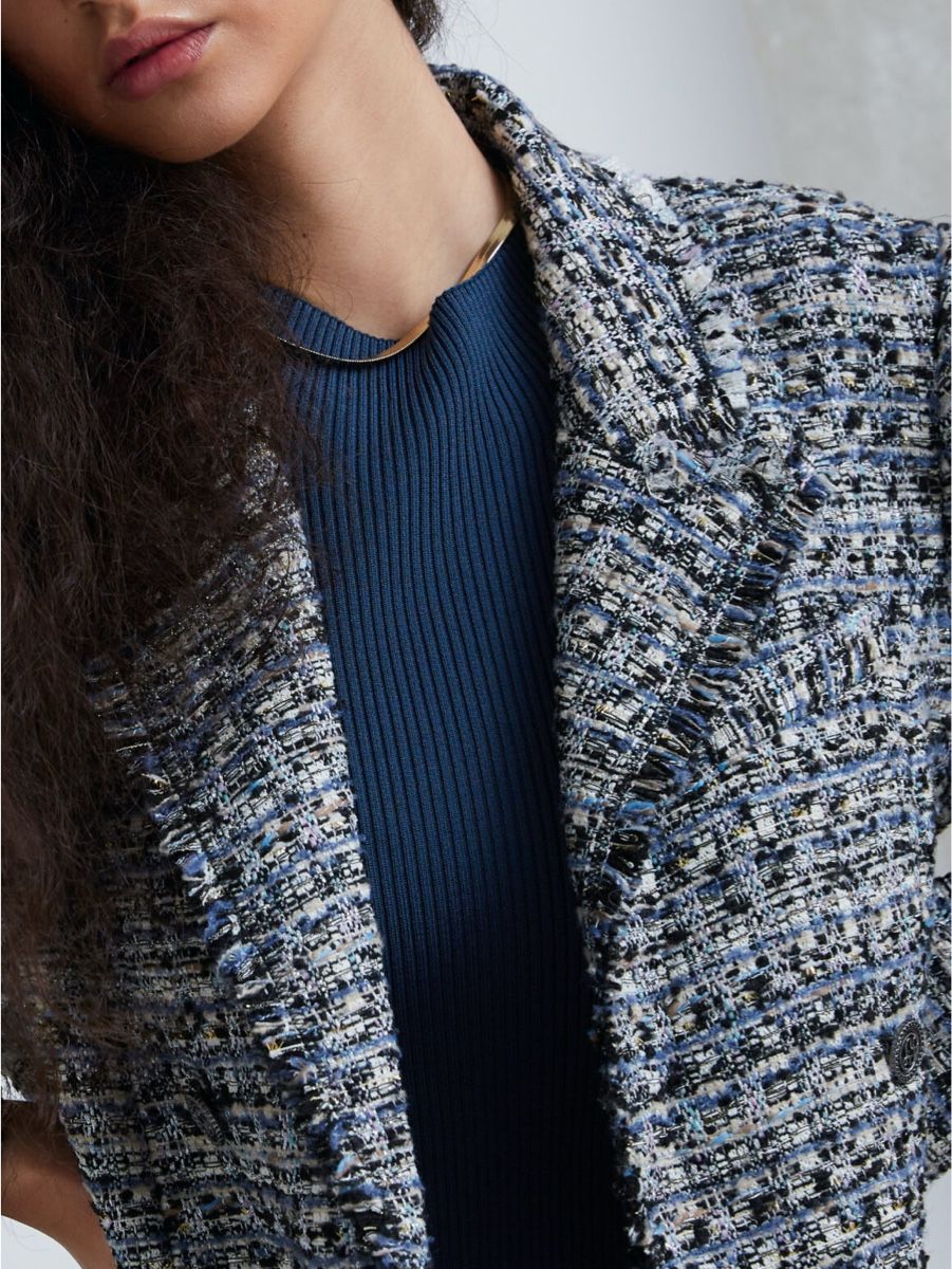 Giacche: Blazer tweed Bruuns Bazaar neuf - taille 40 – Nuovo (secondo la descrizione) da Lausanne venduto da Cupcake.vanille 1