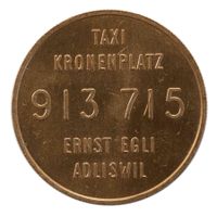 Jeton Taxi Kronenplatz Adliswil