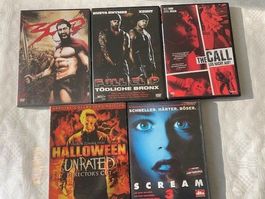 5 div. DVD (Horror/Thriller) ab 16/18 J.