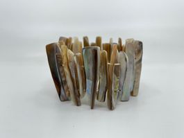 Muschel-Armband Beige/Perlmutt