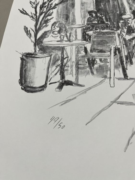 Arts picturaux & lithographies: RENÉ BÜRKI LITHOGRAPHIE SIGNIERT NUMMERIERT – D'occasion à Gersau par grafik-kunst 4