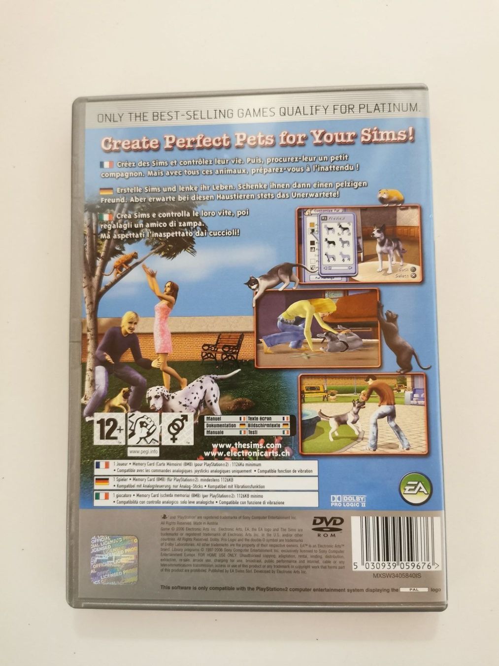 Sony Giochi: Ps 2 - Die Sims 2 Pets – Usato da Lenzburg venduto da eyworld 2