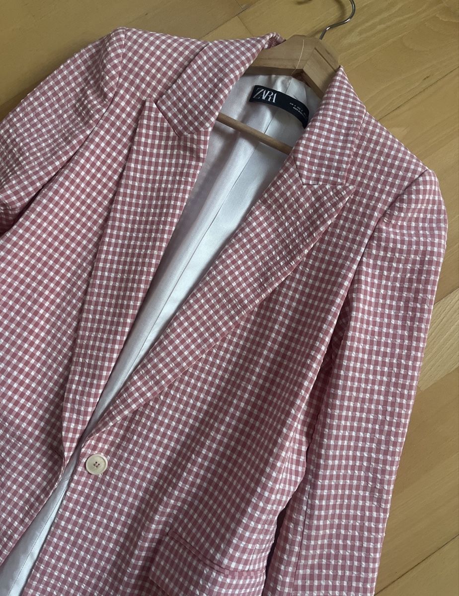 Zara Giacche: Rosa Karo Sommer Blazer Zara – Usato da Kilchberg ZH venduto da asrael02 1