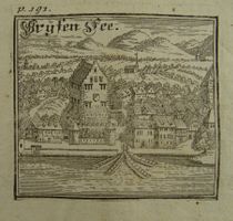GREIFENSEE, GRYFENSEE, KUPFERSTICH, BLUNTSCHLI 1742