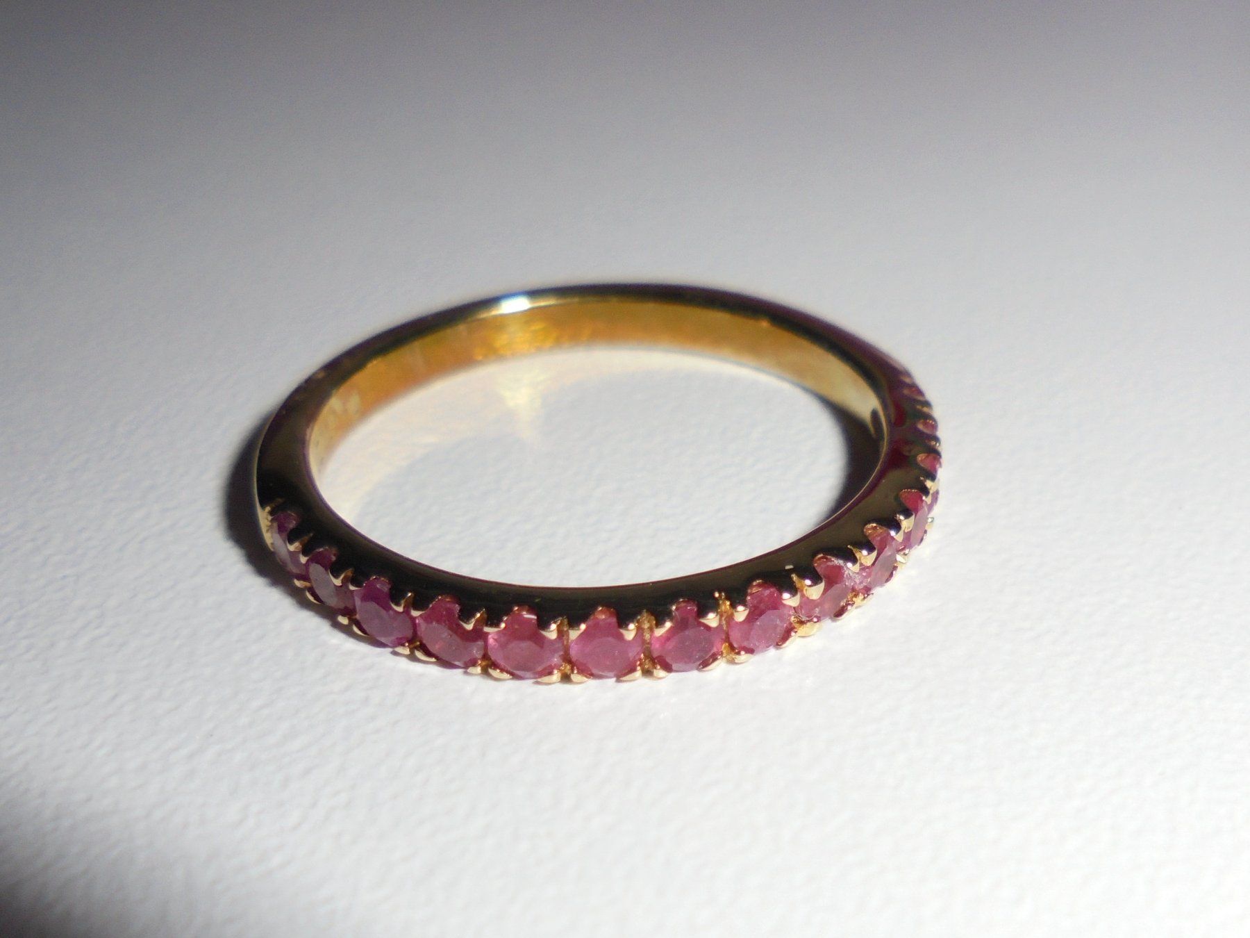 Ringe: Echtschmuck: Madagaskar-Rubin-Silberring, vergoldet / 56 – Neu (gemäss Beschreibung) aus Zuchwil von maumauchi 3