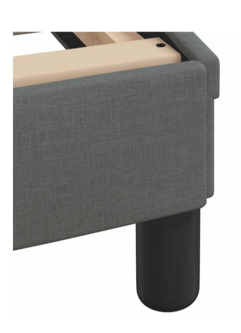 Letti: Bettgestell Dover dunkelgrau 120x200 cm Stoff – Nuovo e nell'imballaggio originale da Ostermundigen venduto da YES_Medina_2025 5