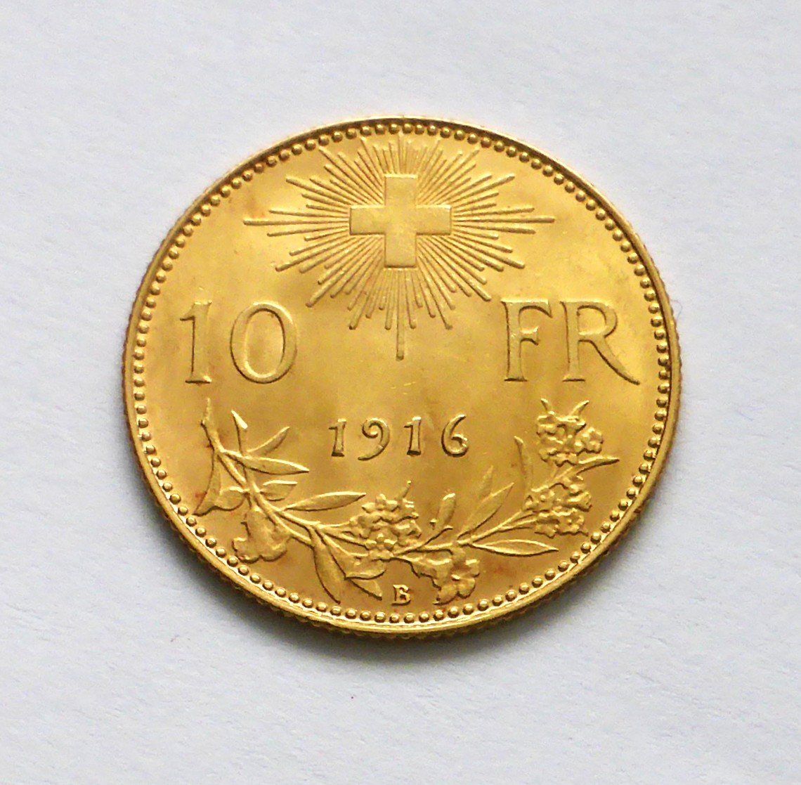 Tutti le monete: 10er Vreneli von 1916 - unz- TOP – Nuovo (secondo la descrizione) da Buochs venduto da ema-coins
