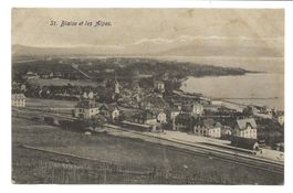 St. Blaise (NE) La gare - Dorfpartie - Neuenburgersee - 1907
