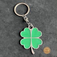Schlüsselanhänger Kleeblatt 🍀 Glücksbringer grün