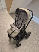 Joie stroller grey with rain cover in used condition