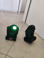 2X Mini LED Moving Head Spot Licht 