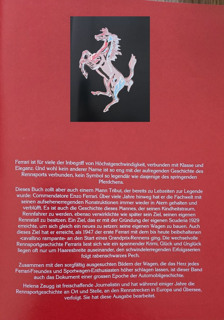 Libri: Die Schönsten FERRARI – Usato da Hittnau venduto da Hugo100 1