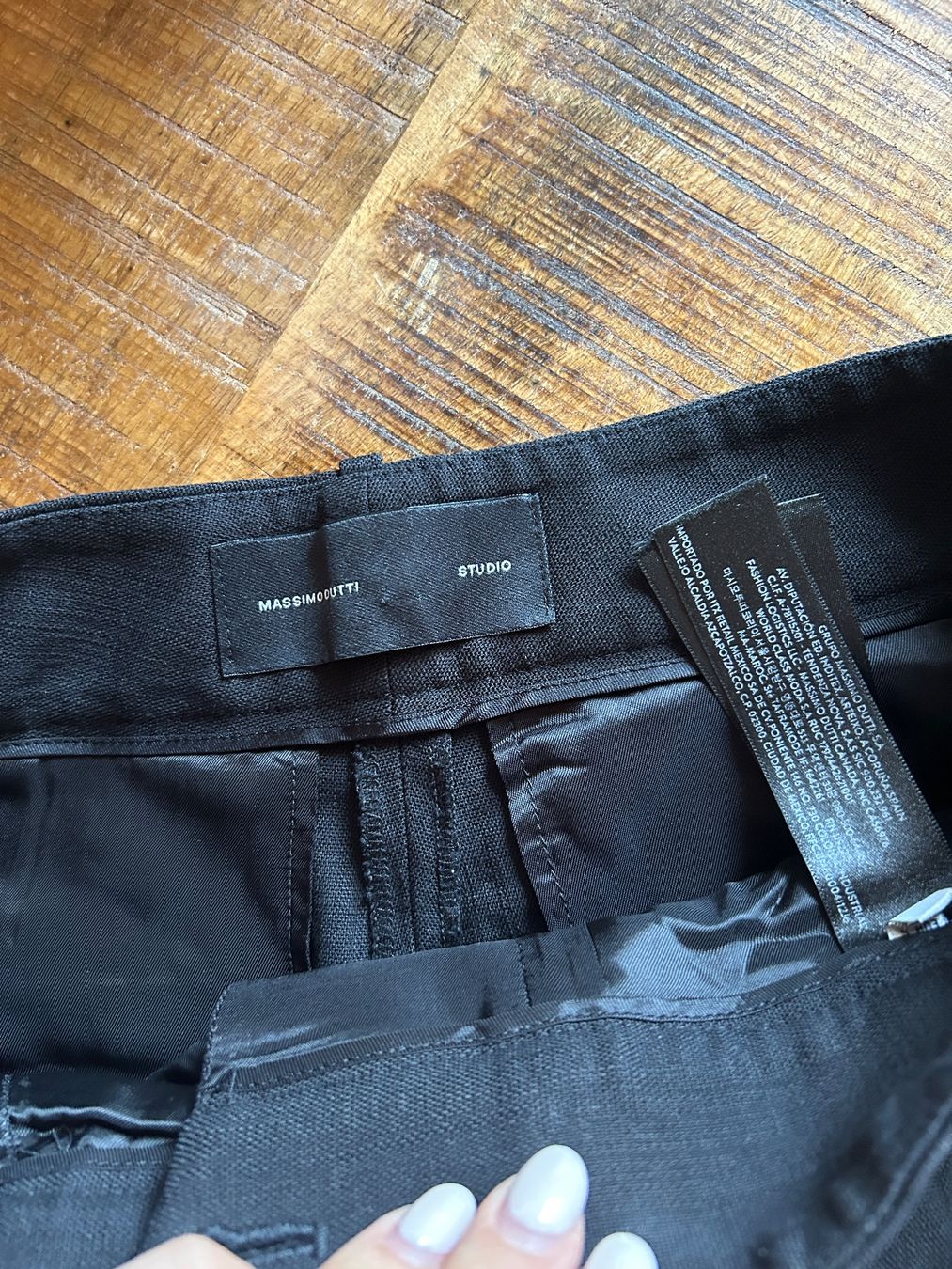 Massimo Dutti Pantaloni: Schwarze Massimo Dutti Studio Culotte - Gr. S – Usato da Illnau venduto da Monkky 2