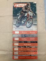 6x Zeitschriften „Das Motorrad“ aus 1954