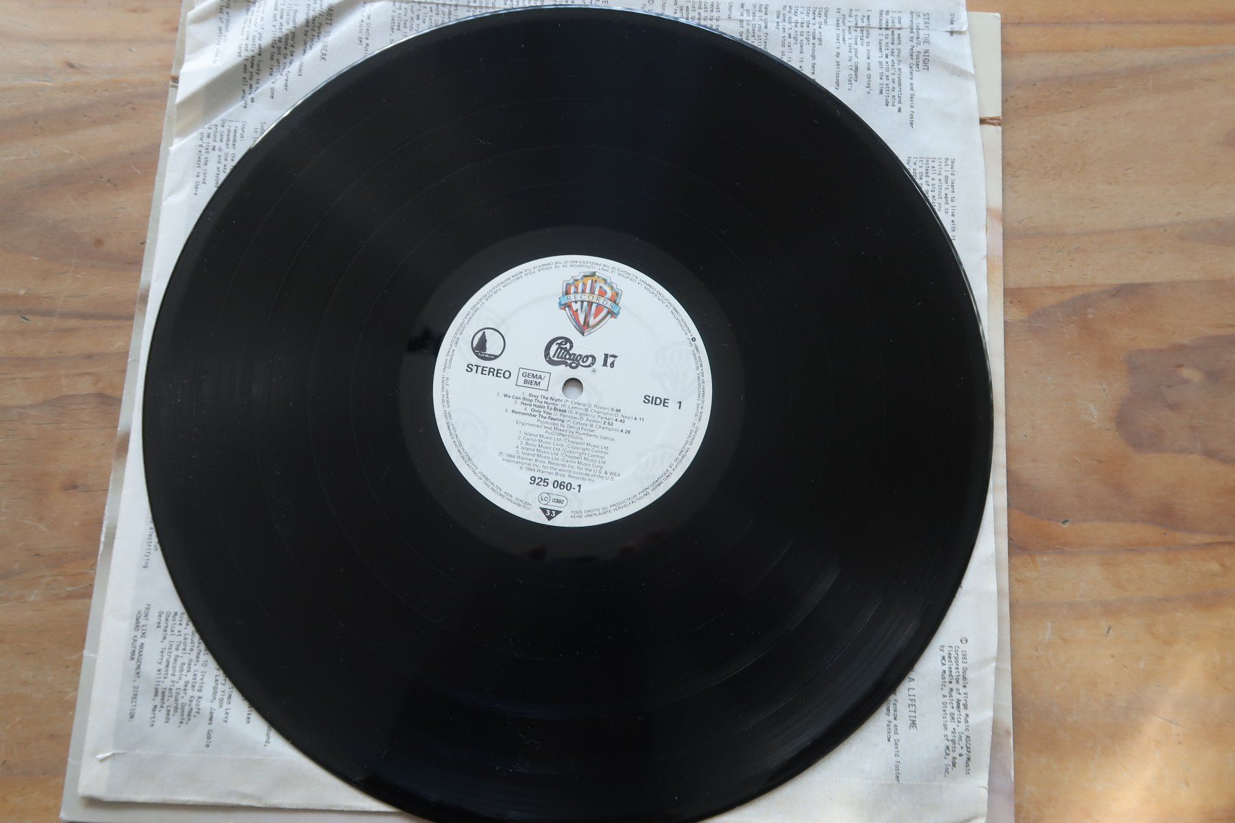 Dischi in vinile: CHICAGO - 17 - VINYL LP – Usato da Basel venduto da Patiscat 3