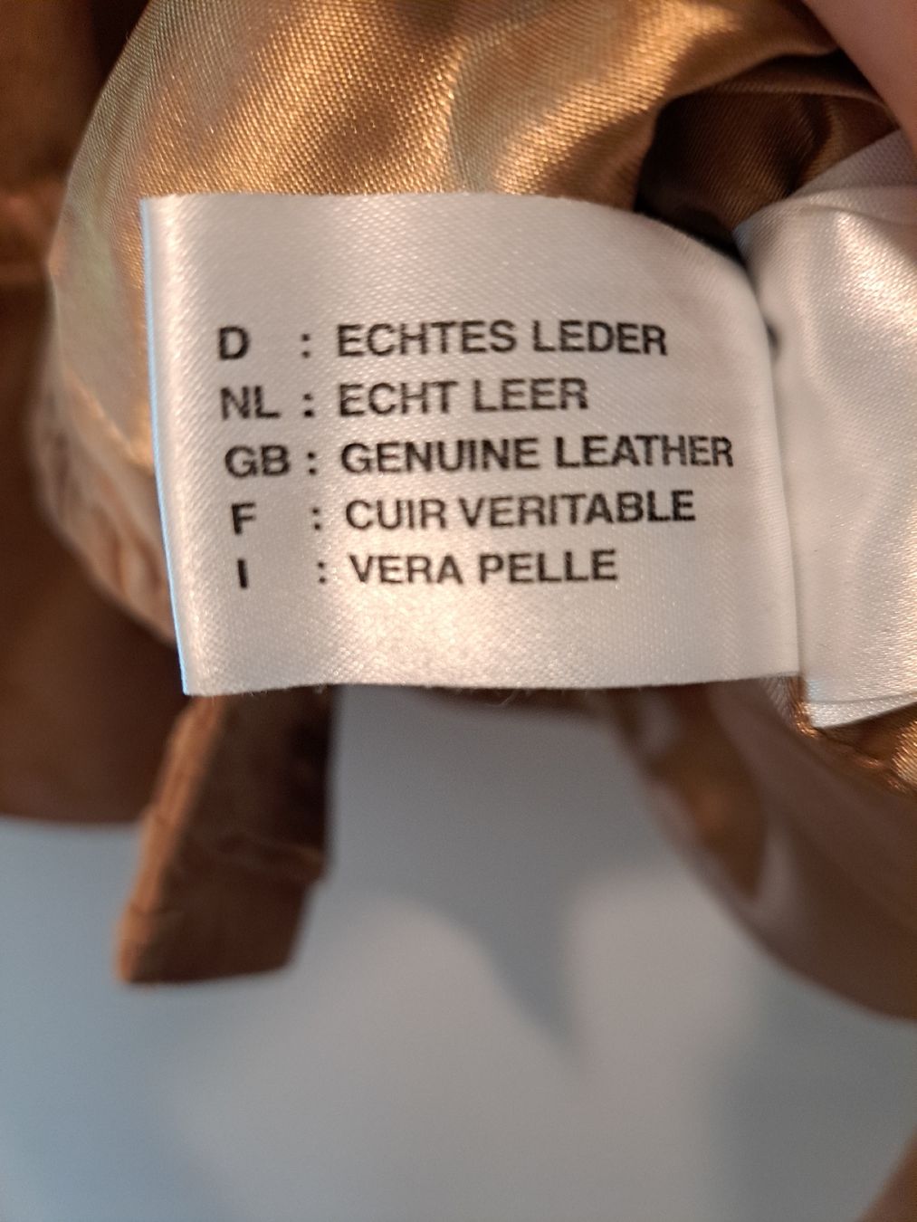 Giacche: Blazer Velours-Leder, cognac, ca. Grösse 42 – Usato da Oberdiessbach venduto da Noeusu 2