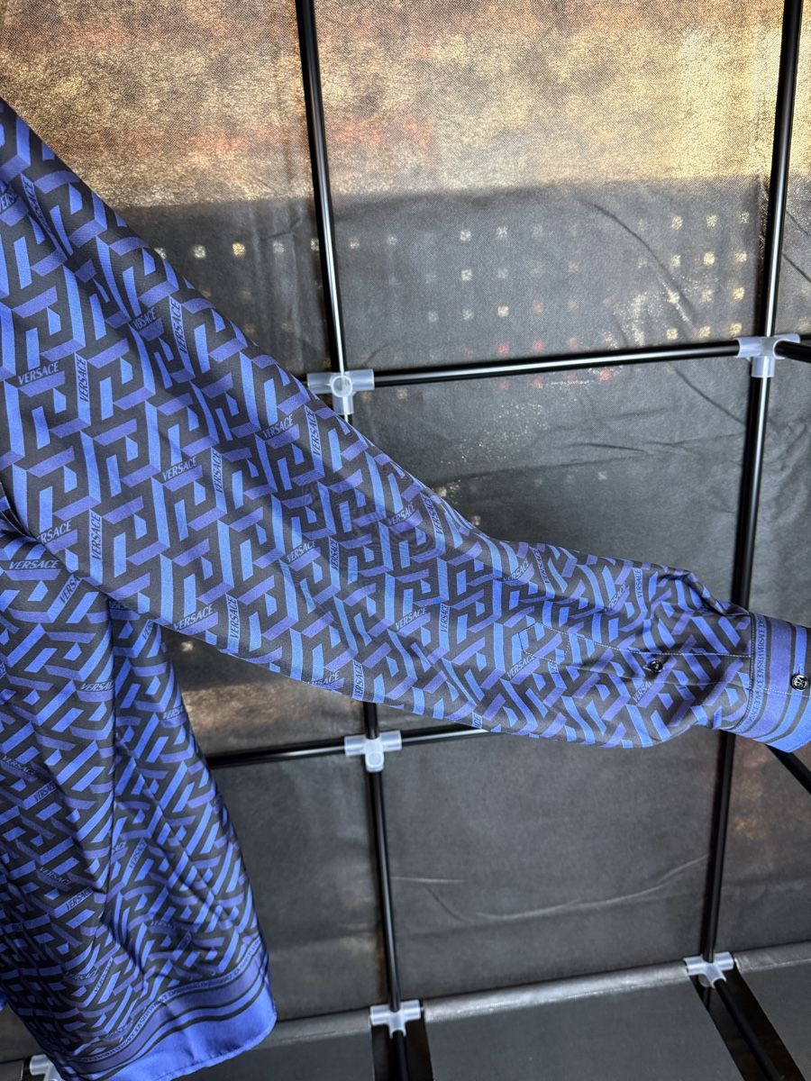 Versace Camicie: Versace Hemd Blau – Usato da Haag (Rheintal) venduto da BNMC.store 5