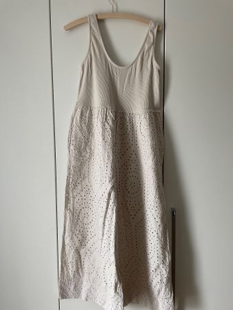 Jumpsuit Spitzenstoff Beige Grösse 1 Size