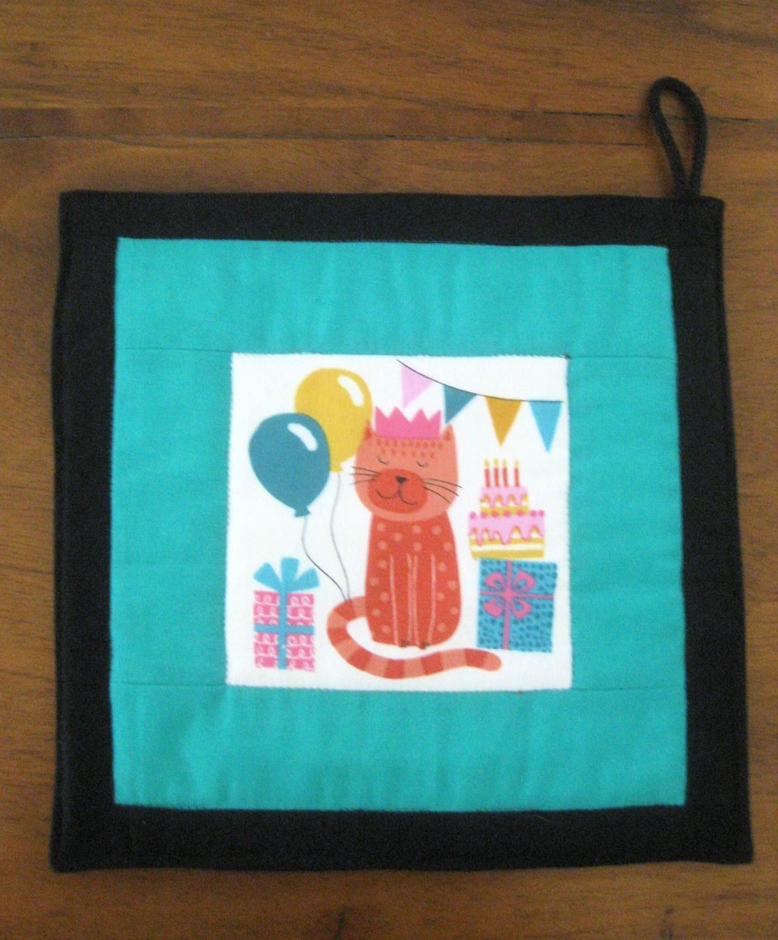 Biancheria da letto: Topflappen mit Katze, Handarbeit – Nuovo (secondo la descrizione) da Kriens venduto da Kraeutergarten
