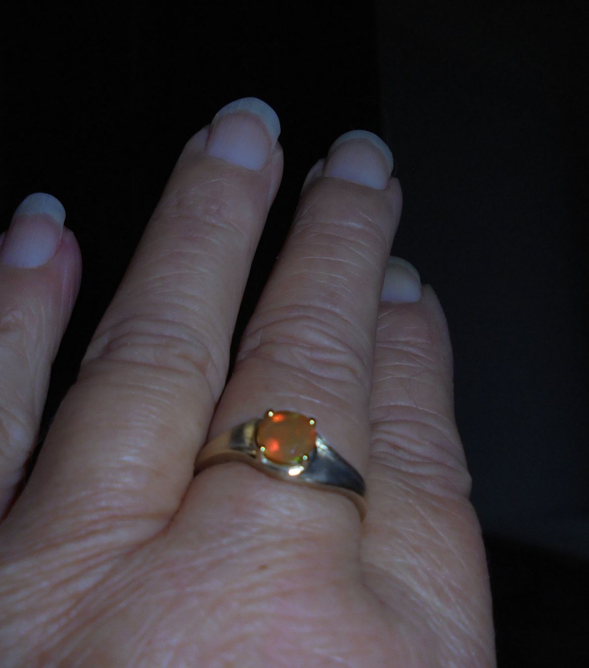 Anelli: Echtschmuck: Welo-Opal-Goldring. Grösse 56/18 – Nuovo (secondo la descrizione) da Zuchwil venduto da maumauchi 5