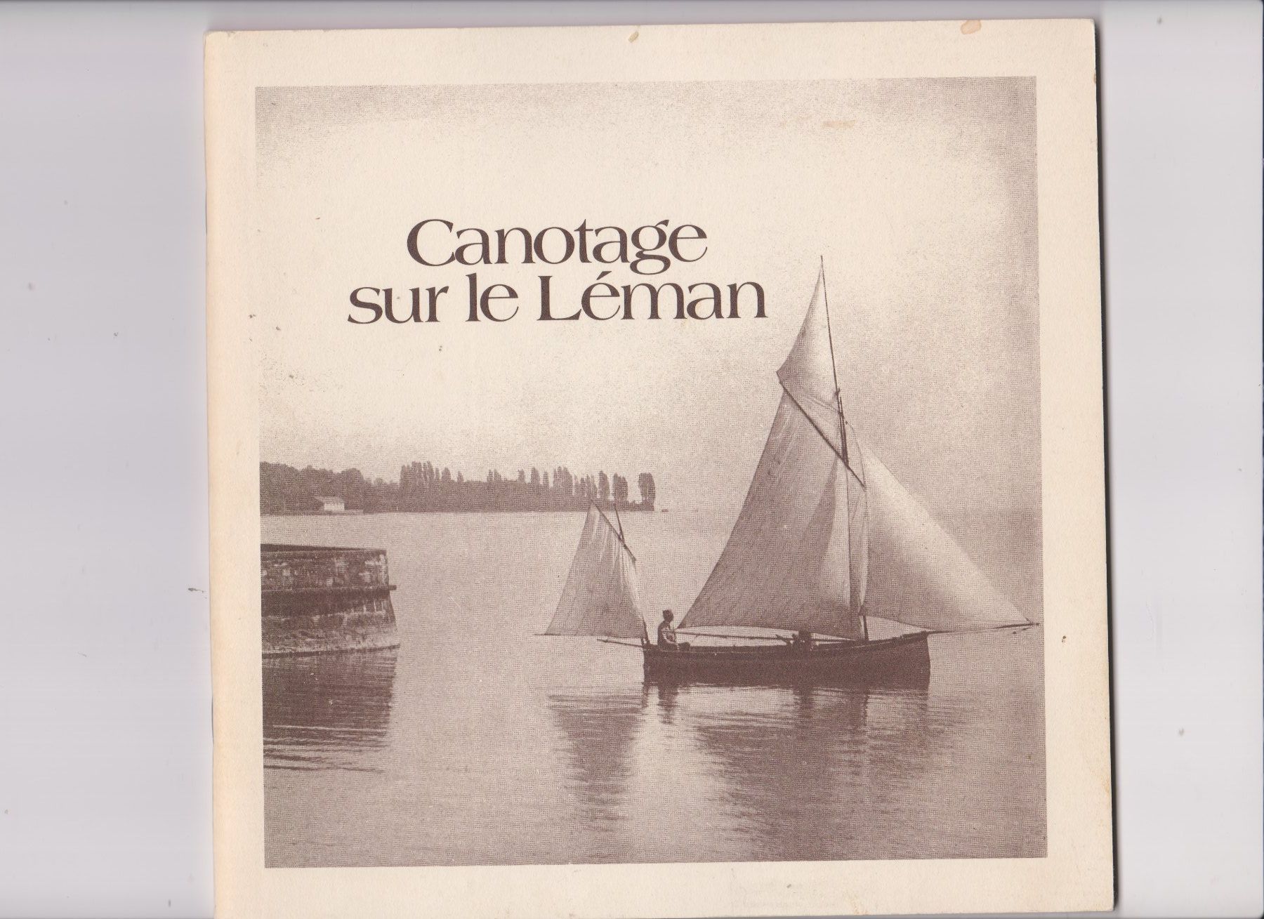 Libri: Canotage sur le Léman - plaquette - bateaux - navigation .. – Usato da Bex venduto da Canouille