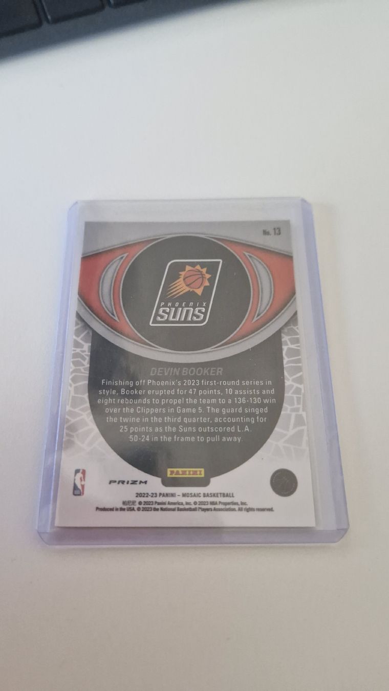 Panini Carte collezionabili: Devin Booker Mosaic Overdrive - NBA Suns – Nuovo (secondo la descrizione) da Zürich venduto da limmatschwimmer 1