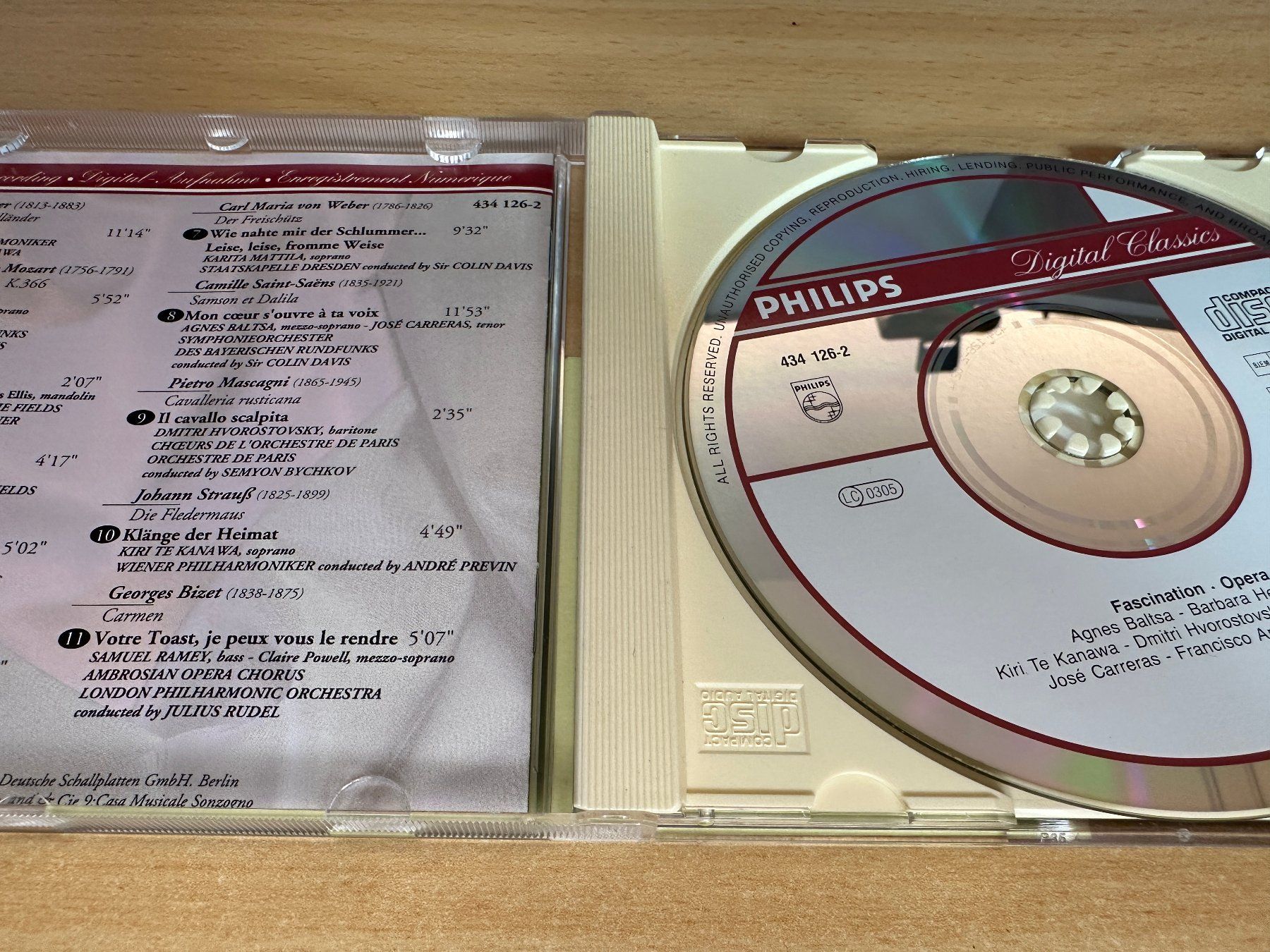 CD: V1 Various – Fascination OPERA – Usato da Rikon im Tösstal venduto da Alpenmutz 2
