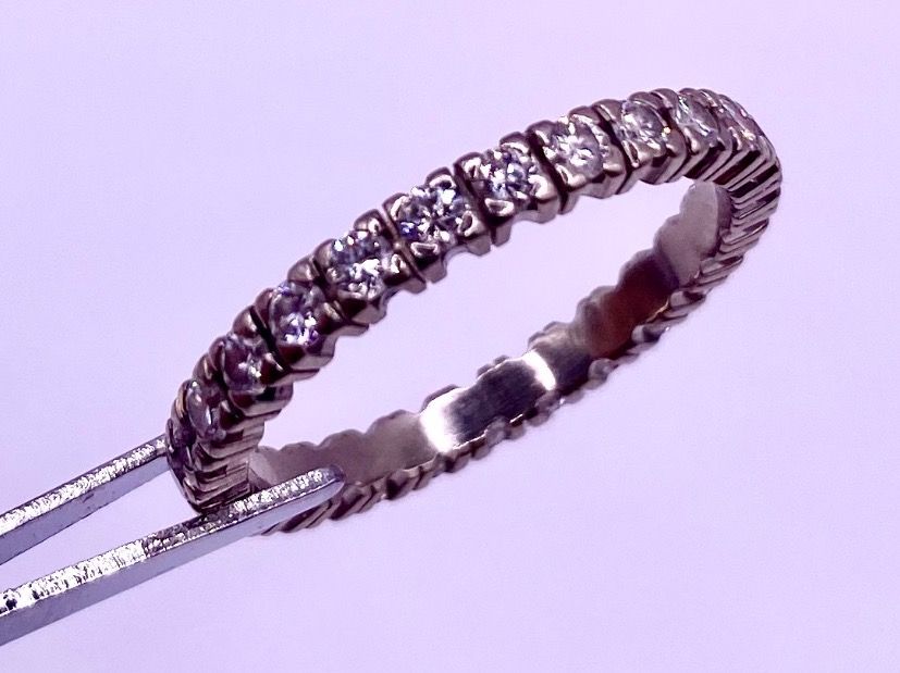 Bague Rivière Diamants 0.32 carat 
