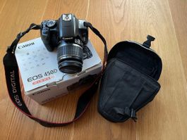 Canon EOS 450D Kamera mit Zubehör, Top Zustand!