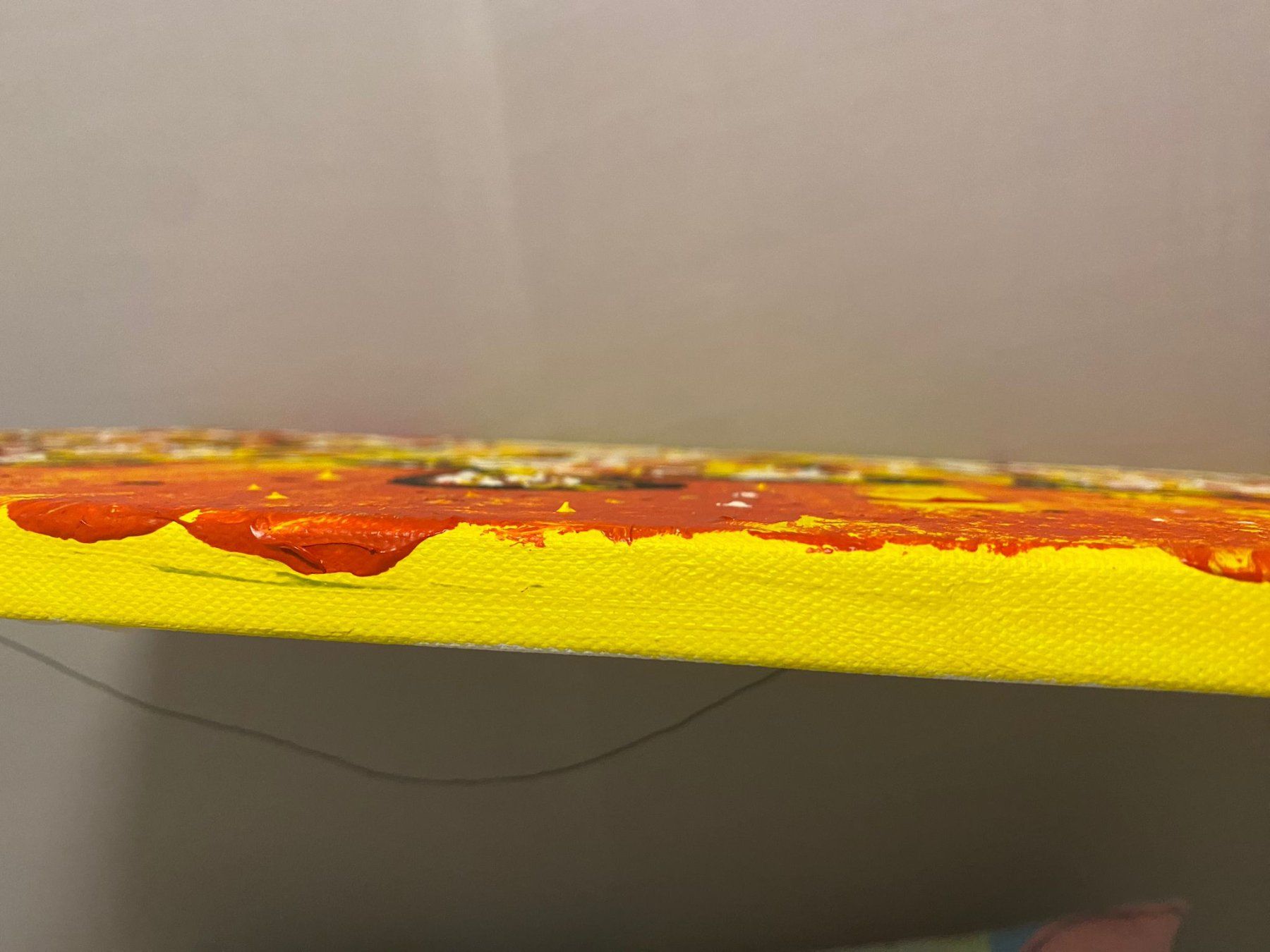 Dipinti: Acrylbild - Feuerhorde – Usato da Chur venduto da bemaha 4