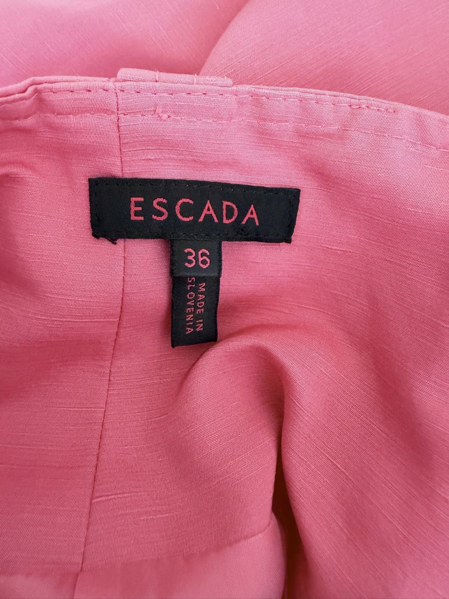 Escada Gonne: Rock Escada rosa Grösse 36 Leinen-Seide – Usato da Elsau venduto da isidobrany09 1