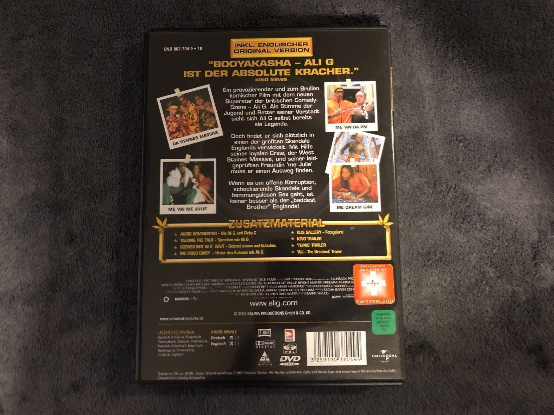 Tutti i DVDs: DVD ALI  G Indiahouse – Usato da Regensdorf venduto da scheissspiel 1
